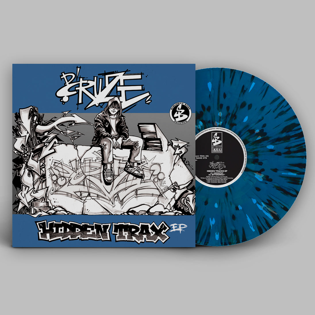 D'CRUZE 'HIDDEN TRAX EP' 12" (BLUE WAX)