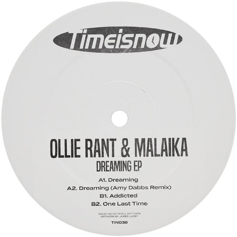 OLLIE RANT & MALAIKA 'DREAMING EP' 12"