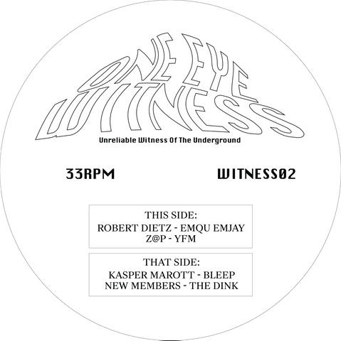 Robert Dietz, Z@P, Kasper Marott & New Members 'WITNESS02' 12" [Import]
