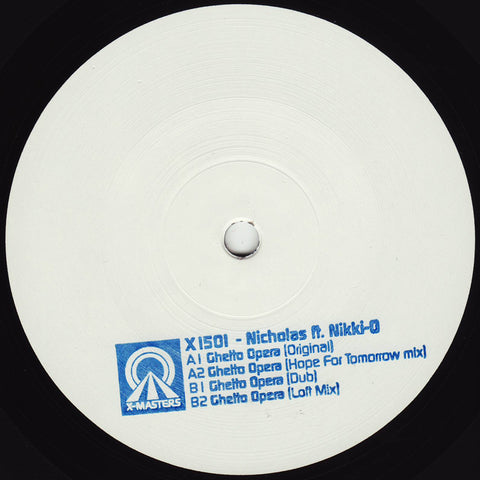 Nicholas ft. Nikki-O 'Ghetto Opera' 12" [Import]