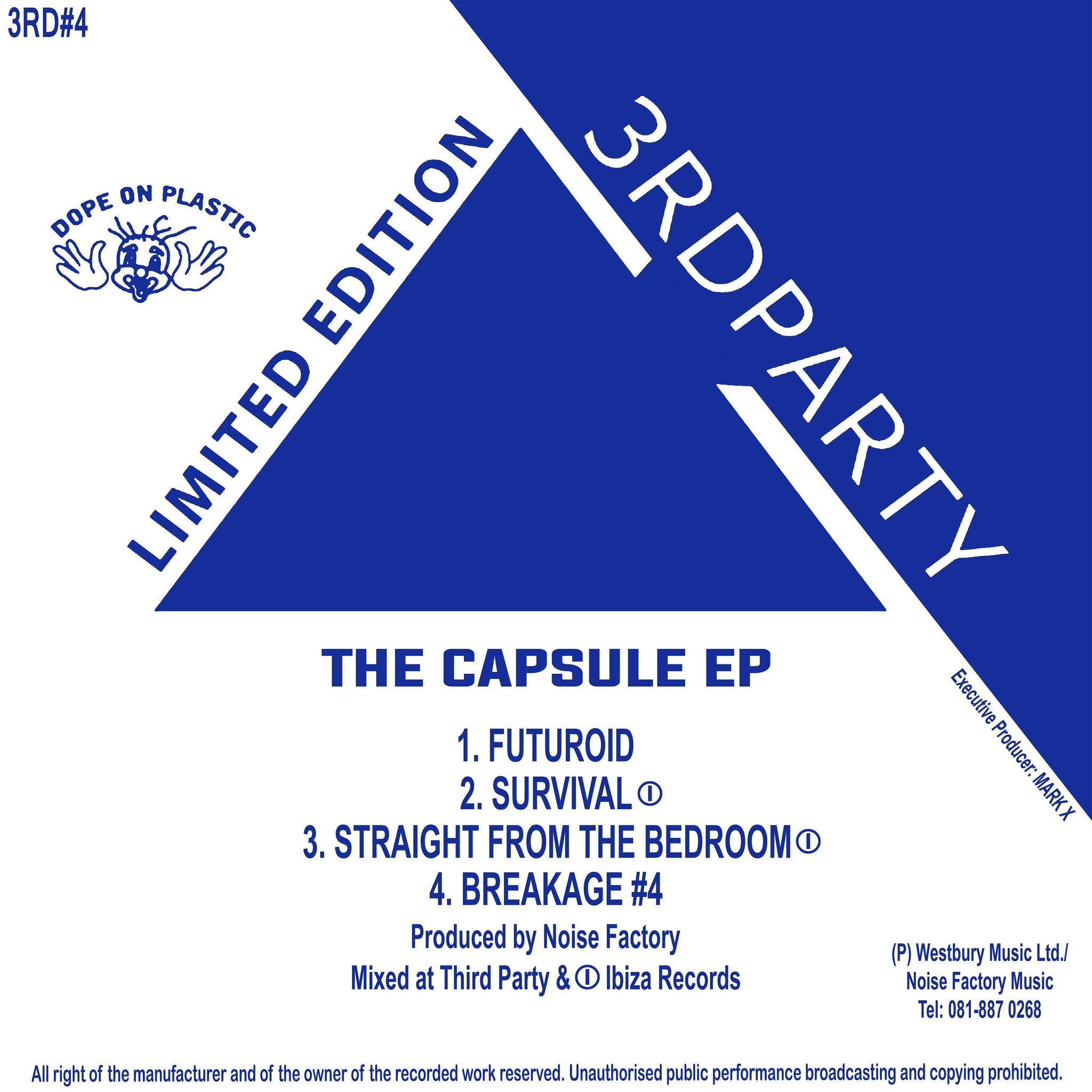 NOIZE FACTORY 'THE CAPSULE EP' 12" (REISSUE)