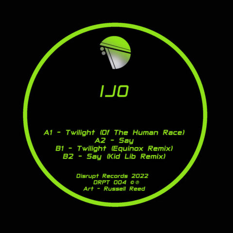 IJO 'THE TWILIGHT EP (FT. EQUIOX & KID LIB)' 12"