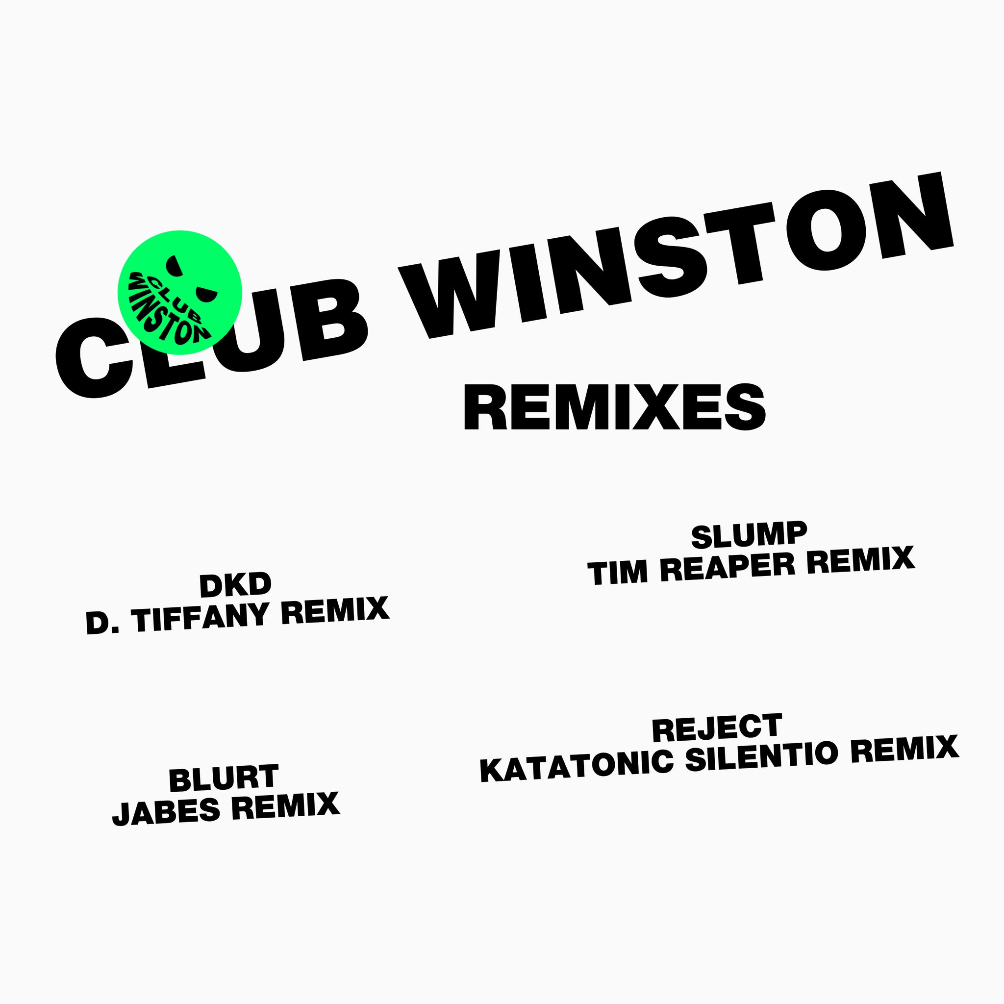 CLUB WINSTON 'THE REMIXES - FT TIM REAPER / KATATONIC SILENTIO / MORE' 12"