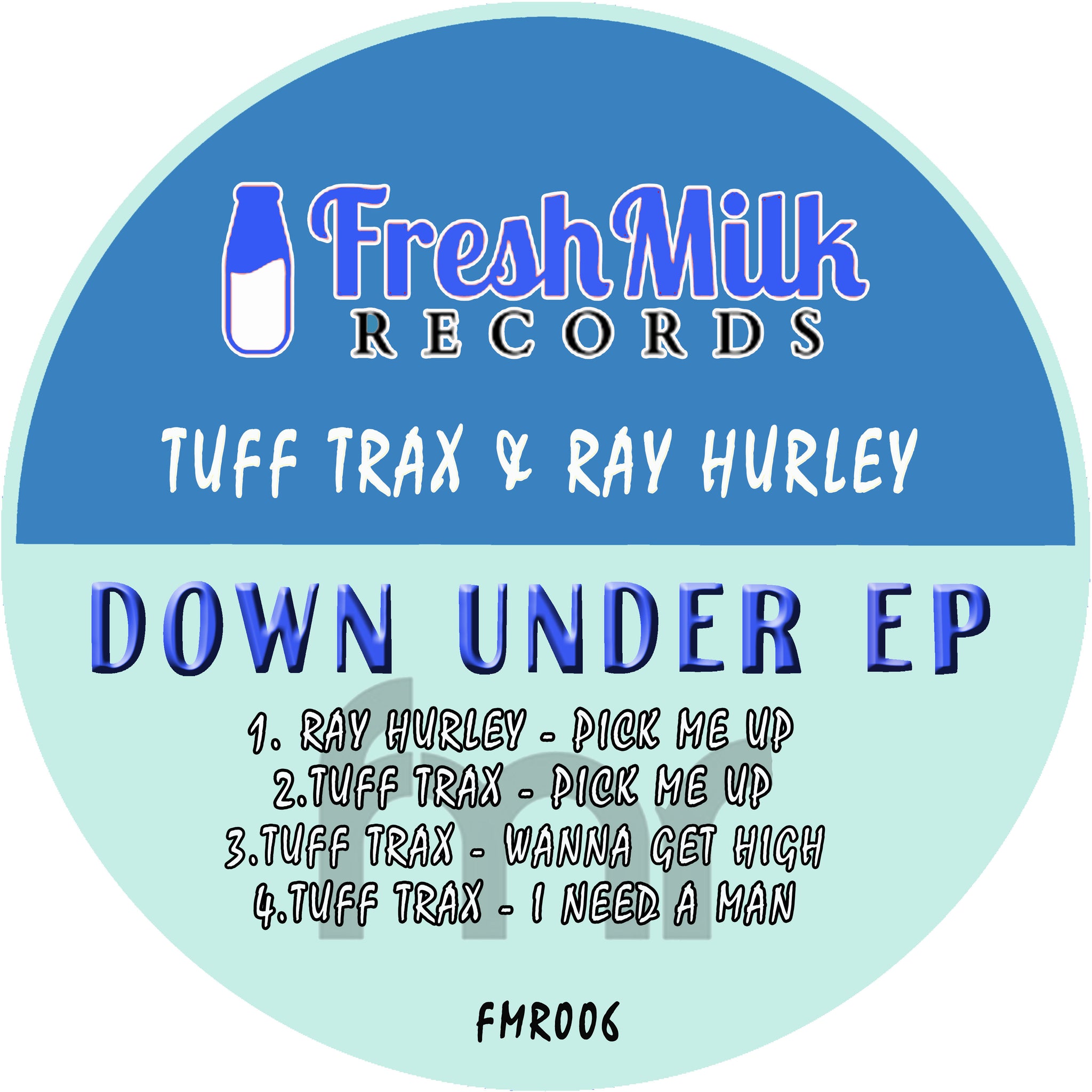 TUFF TRAX & RAY HURLEY 'DOWN UNDER EP' 12"