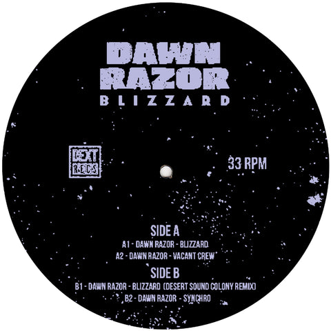 DAWN RAZOR 'BLIZZARD EP' 12"