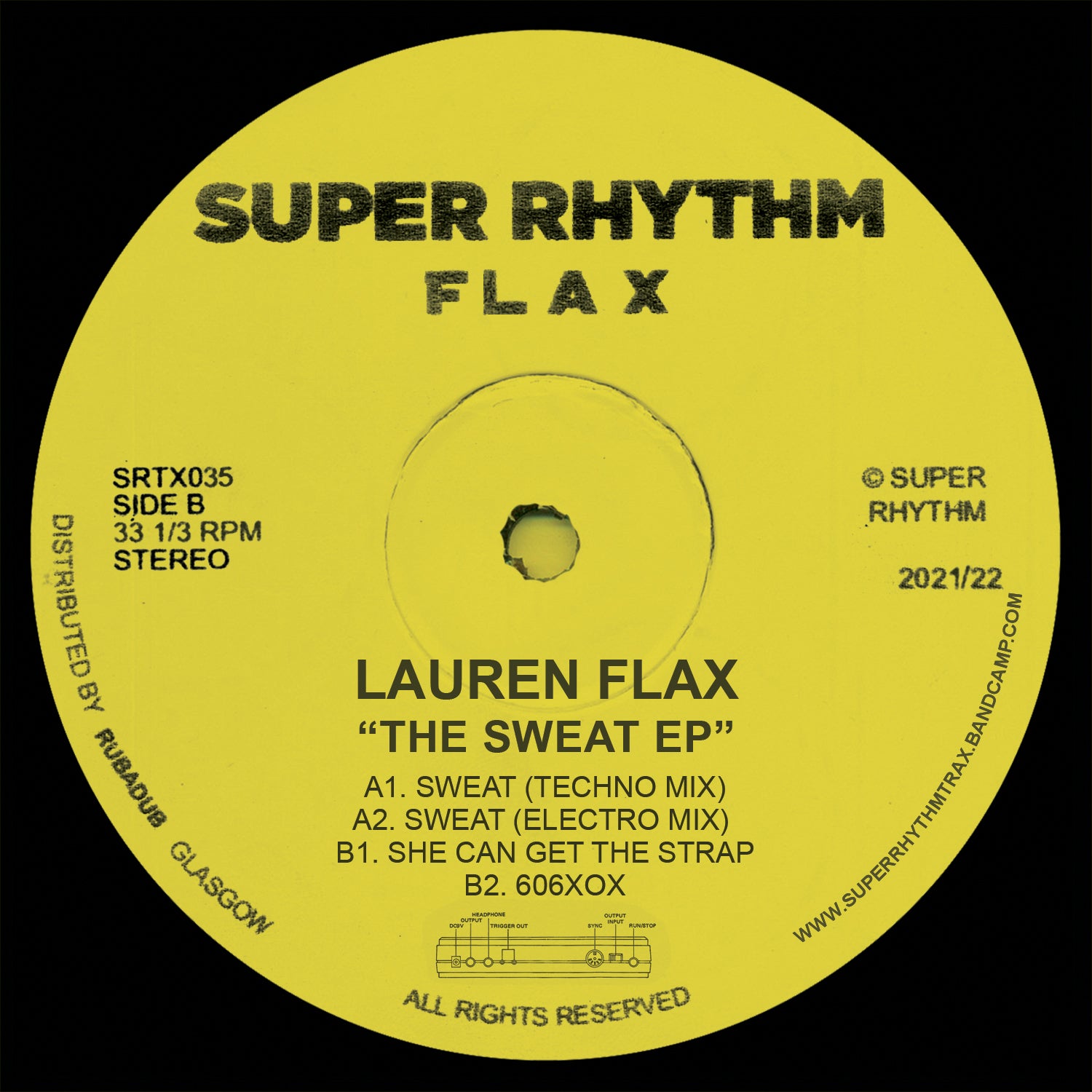 LAUREN FLAX 'SWEAT EP' 12"