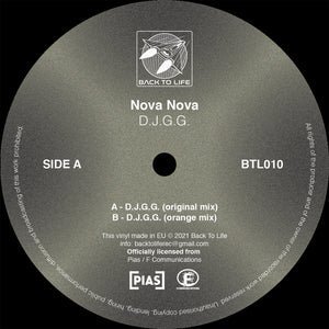 Nova Nova 'D.J.G.G.' 12" (Repress) [Import]