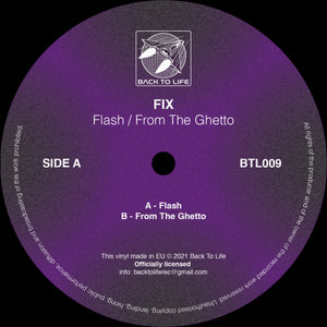 FIX 'Flash / From The Ghetto' 12" (Repress) [Import]