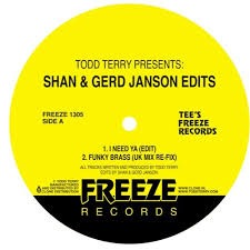 Todd Terry 'Todd Terry Presents: Shan & Gerd Janson Edits vol. 2' 12" (Repress) [Import]