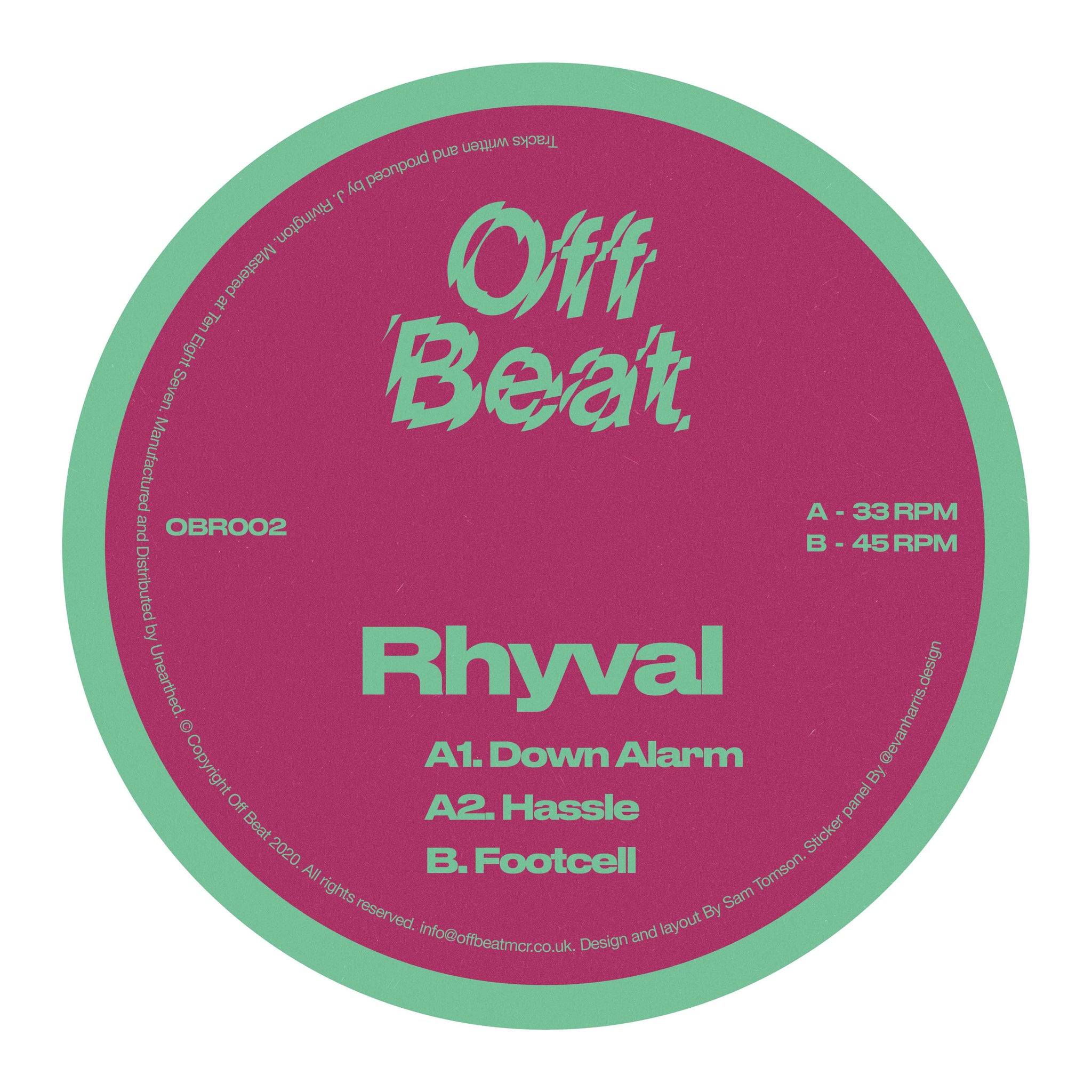RHYVAL 'FOOTCELL' 12" [SALE]