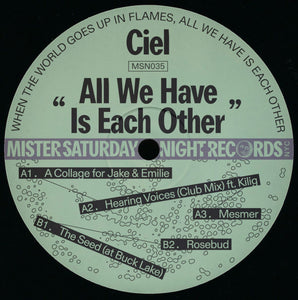 CIEL 'ALL WE HAVE IS EACH OTHER' 12"