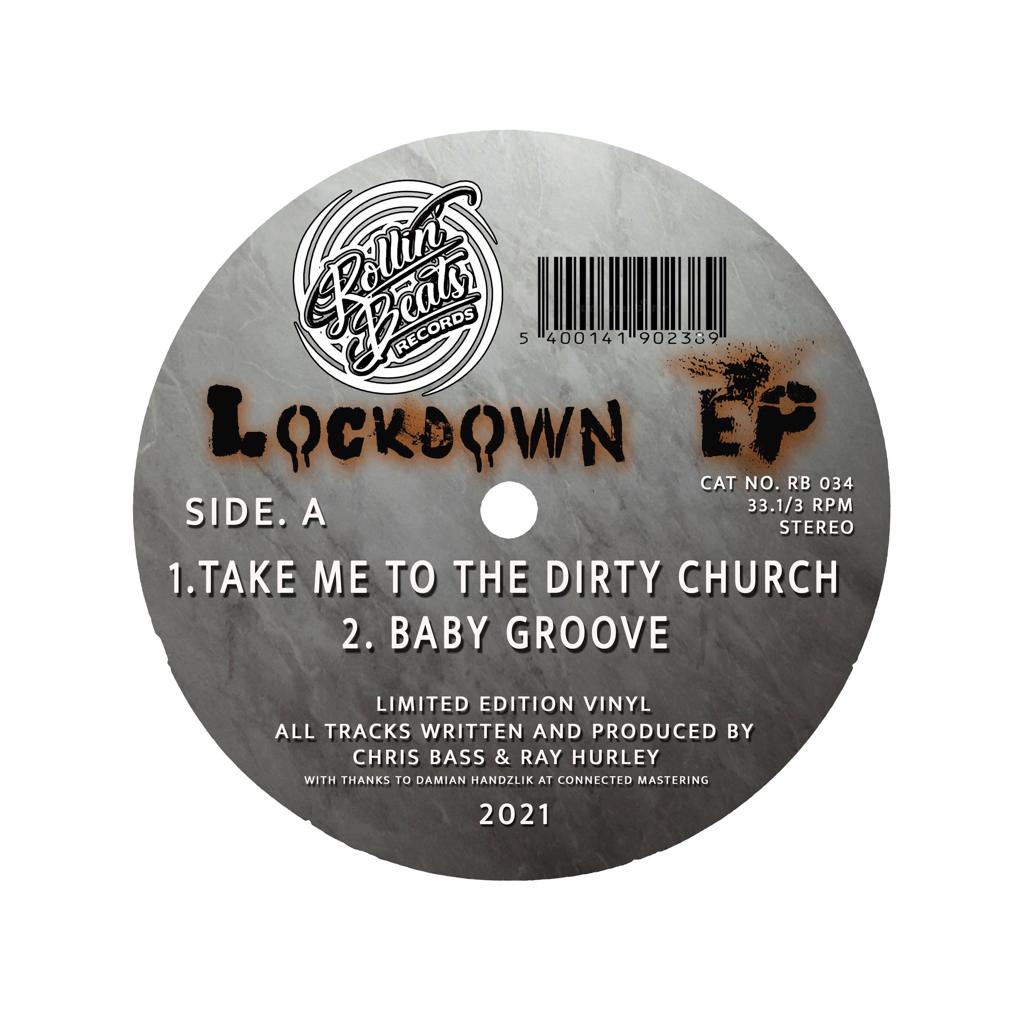 CHRIS BASS & RAY HURLEY 'LOCKDOWN EP' 12"