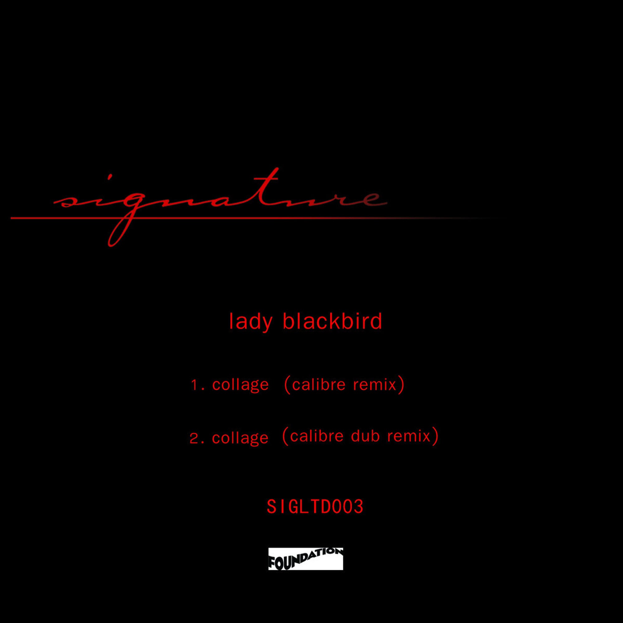 Lady Blackbird 'Collage (Calibre Remixes)' [Import]
