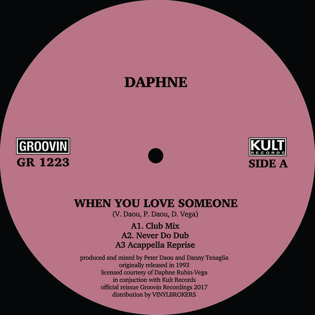 DAPHNE 'WHEN YOU LOVE SOMEONE' 12"