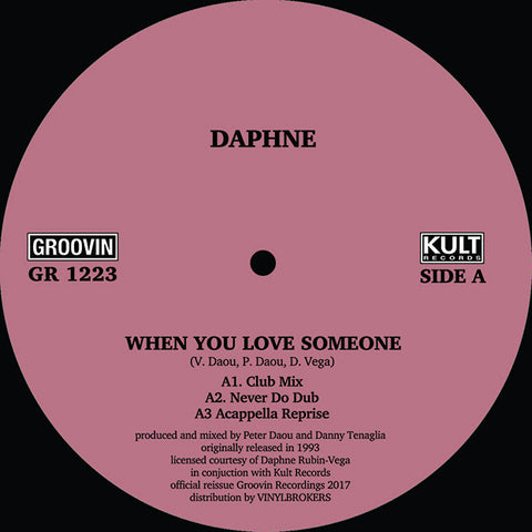 DAPHNE 'WHEN YOU LOVE SOMEONE' 12"