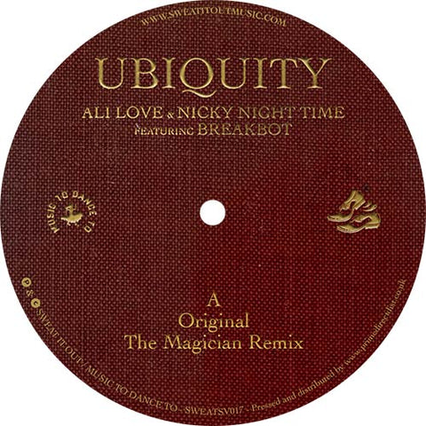 Ali Love & Nicky Night Time 'Ubiquity (ft. Breakbot)' 12"