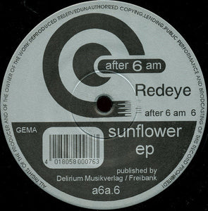 Redeye 'Sunflower EP' 12" (Reissue)