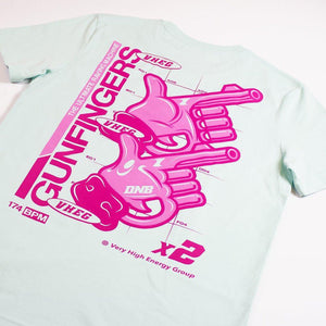 VHEG 'GUN FINGERS' MINT TEE (2XL)