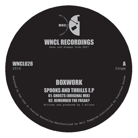 Boxwork 'Spooks and Thrills EP' 12"